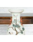 Chinese Qing Porcelain Vase with Hand-Painted Figures and Calligraphy Motifs-8. Asian & Chinese Furniture, Art, Antiques, Vintage Home Décor for sale at FEA Home