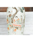 Chinese Qing Porcelain Vase with Hand-Painted Figures and Calligraphy Motifs-9. Asian & Chinese Furniture, Art, Antiques, Vintage Home Décor for sale at FEA Home