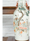 Chinese Qing Porcelain Vase with Hand-Painted Figures and Calligraphy Motifs-11. Asian & Chinese Furniture, Art, Antiques, Vintage Home Décor for sale at FEA Home