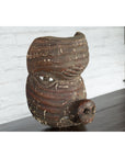 Antique Thai Tribal Carved Wooden Mask Depicting a Swine with Pierced Eyes-7. Asian & Chinese Furniture, Art, Antiques, Vintage Home Décor for sale at FEA Home