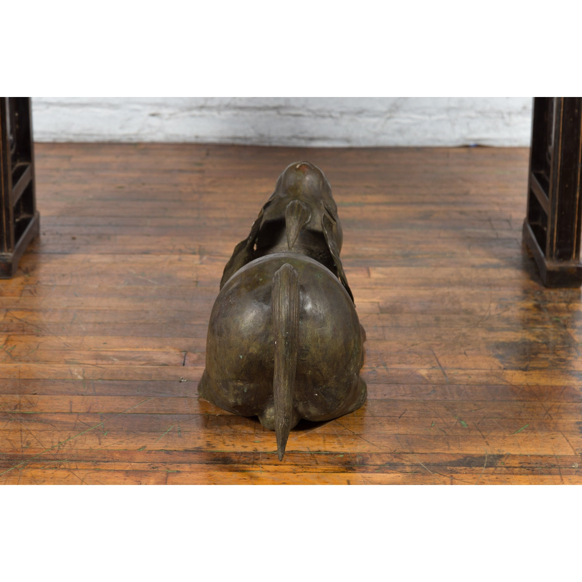 Celebes Island Hand-Tooled Temple Monster Sculpture with Swine Ears and Horn-10. Asian & Chinese Furniture, Art, Antiques, Vintage Home Décor for sale at FEA Home