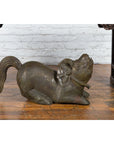 Celebes Island Hand-Tooled Temple Monster Sculpture with Swine Ears and Horn-2. Asian & Chinese Furniture, Art, Antiques, Vintage Home Décor for sale at FEA Home