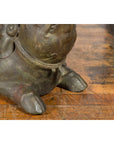 Celebes Island Hand-Tooled Temple Monster Sculpture with Swine Ears and Horn-6. Asian & Chinese Furniture, Art, Antiques, Vintage Home Décor for sale at FEA Home