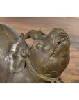 Celebes Island Hand-Tooled Temple Monster Sculpture with Swine Ears and Horn-7. Asian & Chinese Furniture, Art, Antiques, Vintage Home Décor for sale at FEA Home