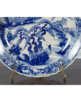 Japanese 19th Century Porcelain Imari Plate with Painted Blue and White Décor-8. Asian & Chinese Furniture, Art, Antiques, Vintage Home Décor for sale at FEA Home
