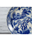 Japanese 19th Century Porcelain Imari Plate with Painted Blue and White Décor-6. Asian & Chinese Furniture, Art, Antiques, Vintage Home Décor for sale at FEA Home