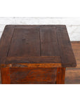 Javanese Early 20th Century Rustic Bedside Cabinet with Drawer and Open Shelf-10. Asian & Chinese Furniture, Art, Antiques, Vintage Home Décor for sale at FEA Home