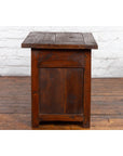 Javanese Early 20th Century Rustic Bedside Cabinet with Drawer and Open Shelf-12. Asian & Chinese Furniture, Art, Antiques, Vintage Home Décor for sale at FEA Home