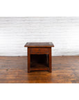 Javanese Early 20th Century Rustic Bedside Cabinet with Drawer and Open Shelf-6. Asian & Chinese Furniture, Art, Antiques, Vintage Home Décor for sale at FEA Home
