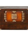 Korean Late 19th Century Two-Toned Side Chest with Brass Hardware-1. Asian & Chinese Furniture, Art, Antiques, Vintage Home Décor for sale at FEA Home