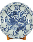 Large Chinese Porcelain Charger Plate with Hand-Painted Blue and White Décor-1. Asian & Chinese Furniture, Art, Antiques, Vintage Home Décor for sale at FEA Home