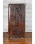 Qing Dynasty 19th Century Lacquered Cabinet with Carved Motifs-13. Asian & Chinese Furniture, Art, Antiques, Vintage Home Décor for sale at FEA Home