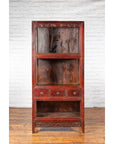 Qing Dynasty 19th Century Lacquered Cabinet with Carved Motifs-2. Asian & Chinese Furniture, Art, Antiques, Vintage Home Décor for sale at FEA Home
