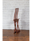 Qing Dynasty Red Lacquered Traveler's Folding Chair with Woven Seat-15. Asian & Chinese Furniture, Art, Antiques, Vintage Home Décor for sale at FEA Home