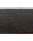 Qing Dynasty Red/Brown Side Cabinet with Hinged Doors Under Double Drawers-20. Asian & Chinese Furniture, Art, Antiques, Vintage Home Décor for sale at FEA Home