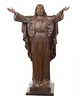 Contemporary Bronze Jesus Statue-1. Asian & Chinese Furniture, Art, Antiques, Vintage Home Décor for sale at FEA Home