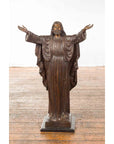 Contemporary Bronze Jesus Statue-2. Asian & Chinese Furniture, Art, Antiques, Vintage Home Décor for sale at FEA Home