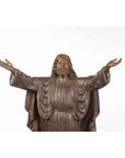 Contemporary Bronze Jesus Statue-8. Asian & Chinese Furniture, Art, Antiques, Vintage Home Décor for sale at FEA Home