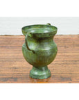 Contemporary Classical Style Urn with Verde Patina, Large Handles and Gadroons-12. Asian & Chinese Furniture, Art, Antiques, Vintage Home Décor for sale at FEA Home