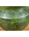 Contemporary Classical Style Urn with Verde Patina, Large Handles and Gadroons-13. Asian & Chinese Furniture, Art, Antiques, Vintage Home Décor for sale at FEA Home