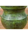 Contemporary Classical Style Urn with Verde Patina, Large Handles and Gadroons-5. Asian & Chinese Furniture, Art, Antiques, Vintage Home Décor for sale at FEA Home