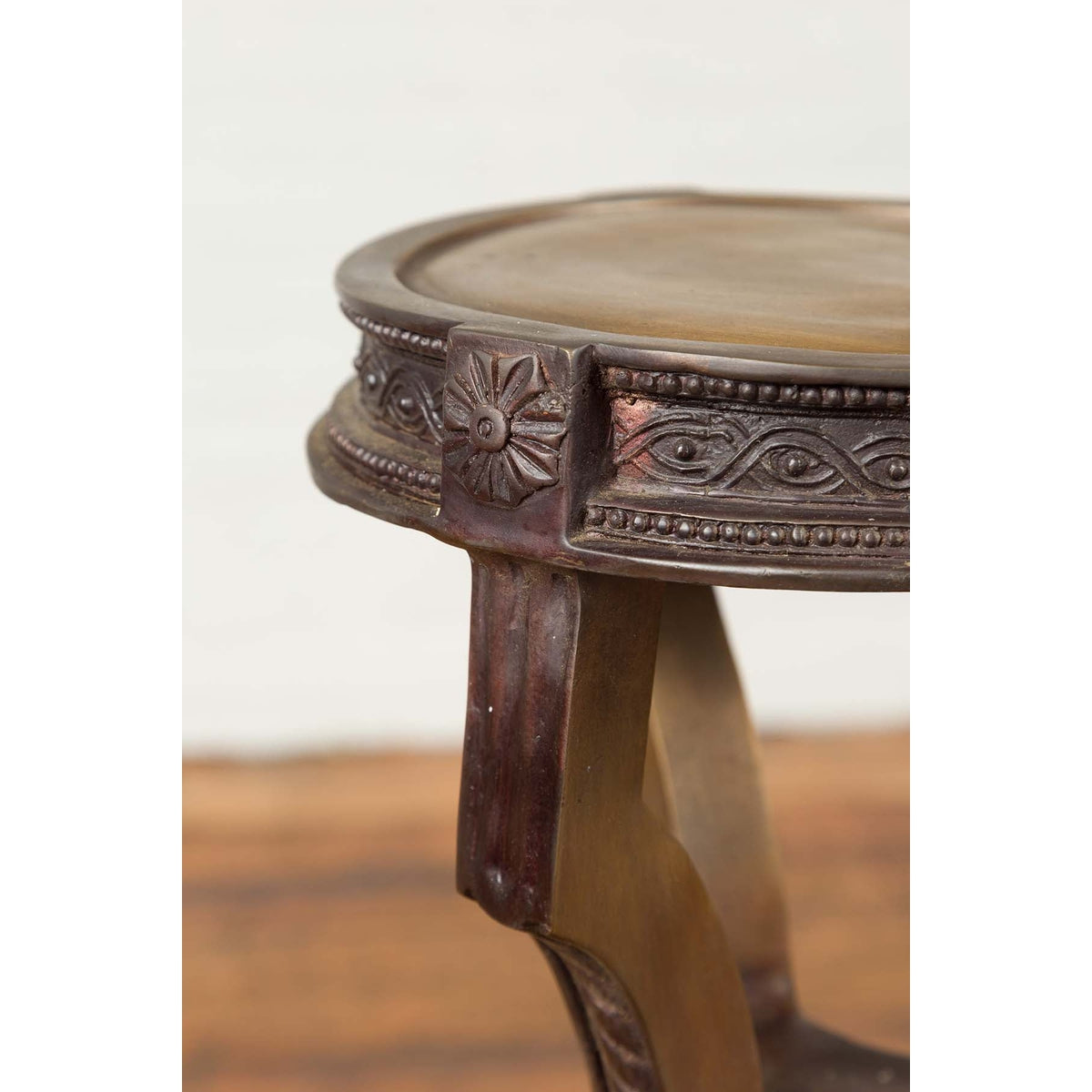 20th Century Bronze Lion Paws Pedestal-11. Asian & Chinese Furniture, Art, Antiques, Vintage Home Décor for sale at FEA Home