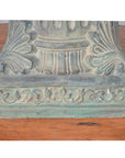 Lost Wax Cast Bronze Pedestal with Fluted Column and Palmette Motifs-7. Asian & Chinese Furniture, Art, Antiques, Vintage Home Décor for sale at FEA Home