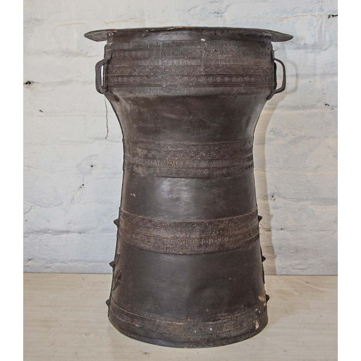 Bronze Laotian Rain Drum-2. Asian & Chinese Furniture, Art, Antiques, Vintage Home Décor for sale at FEA Home