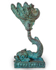 Bronze Fish with Shell-1. Asian & Chinese Furniture, Art, Antiques, Vintage Home Décor for sale at FEA Home