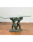 Greco-Roman Style Contemporary Bronze Double Cherub Dining Table Base-3. Asian & Chinese Furniture, Art, Antiques, Vintage Home Décor for sale at FEA Home