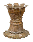 Bronze Flower Pedestal with Acanthus Leaves and Palmettes, Contemporary-1. Asian & Chinese Furniture, Art, Antiques, Vintage Home Décor for sale at FEA Home