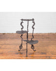 Contemporary Bronze Display Stand with Fan Shelves and Rococo Style Scrolls-8. Asian & Chinese Furniture, Art, Antiques, Vintage Home Décor for sale at FEA Home