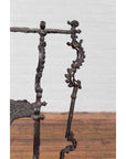 Contemporary Bronze Display Stand with Fan Shelves and Rococo Style Scrolls-10. Asian & Chinese Furniture, Art, Antiques, Vintage Home Décor for sale at FEA Home