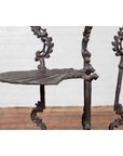 Contemporary Bronze Display Stand with Fan Shelves and Rococo Style Scrolls-14. Asian & Chinese Furniture, Art, Antiques, Vintage Home Décor for sale at FEA Home