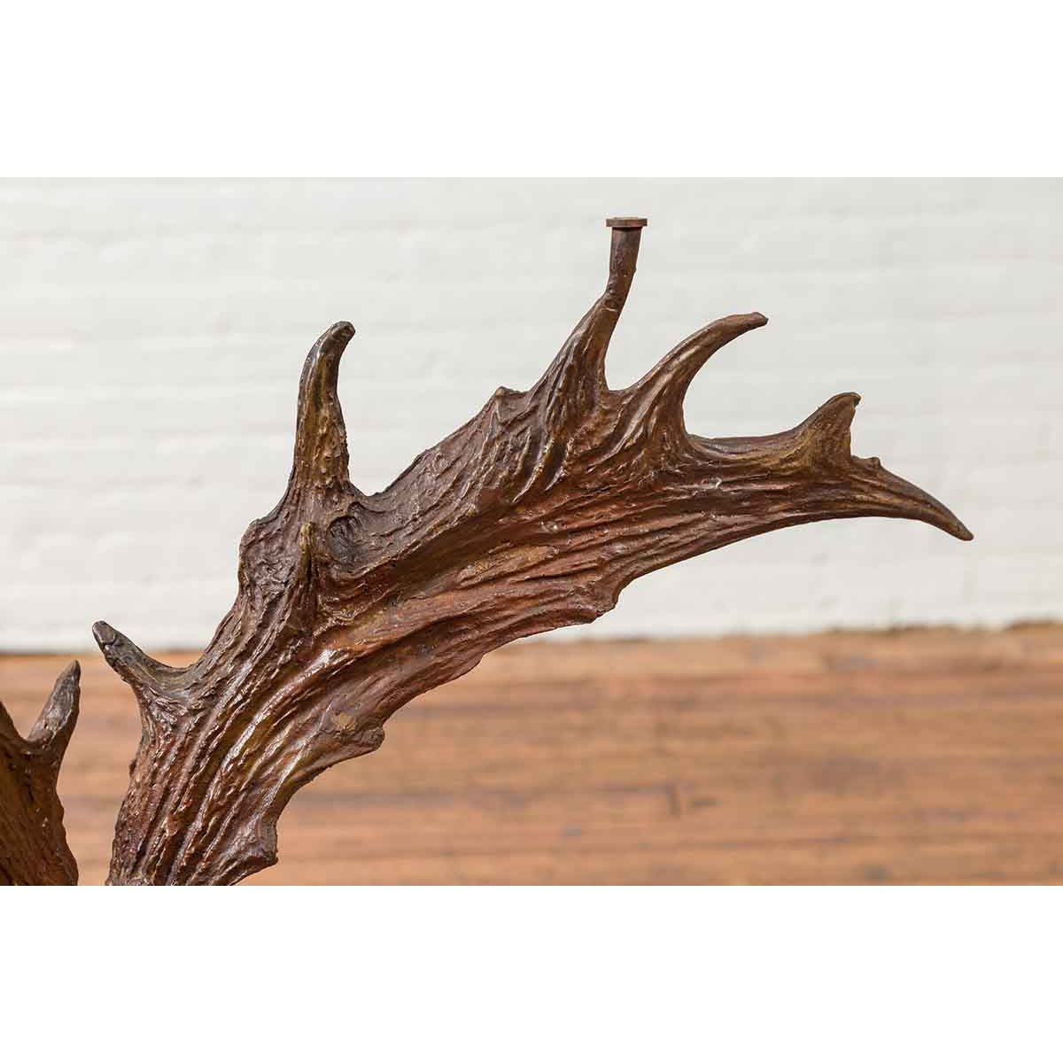 Curved Bronze Tree Table Base-10. Asian & Chinese Furniture, Art, Antiques, Vintage Home Décor for sale at FEA Home