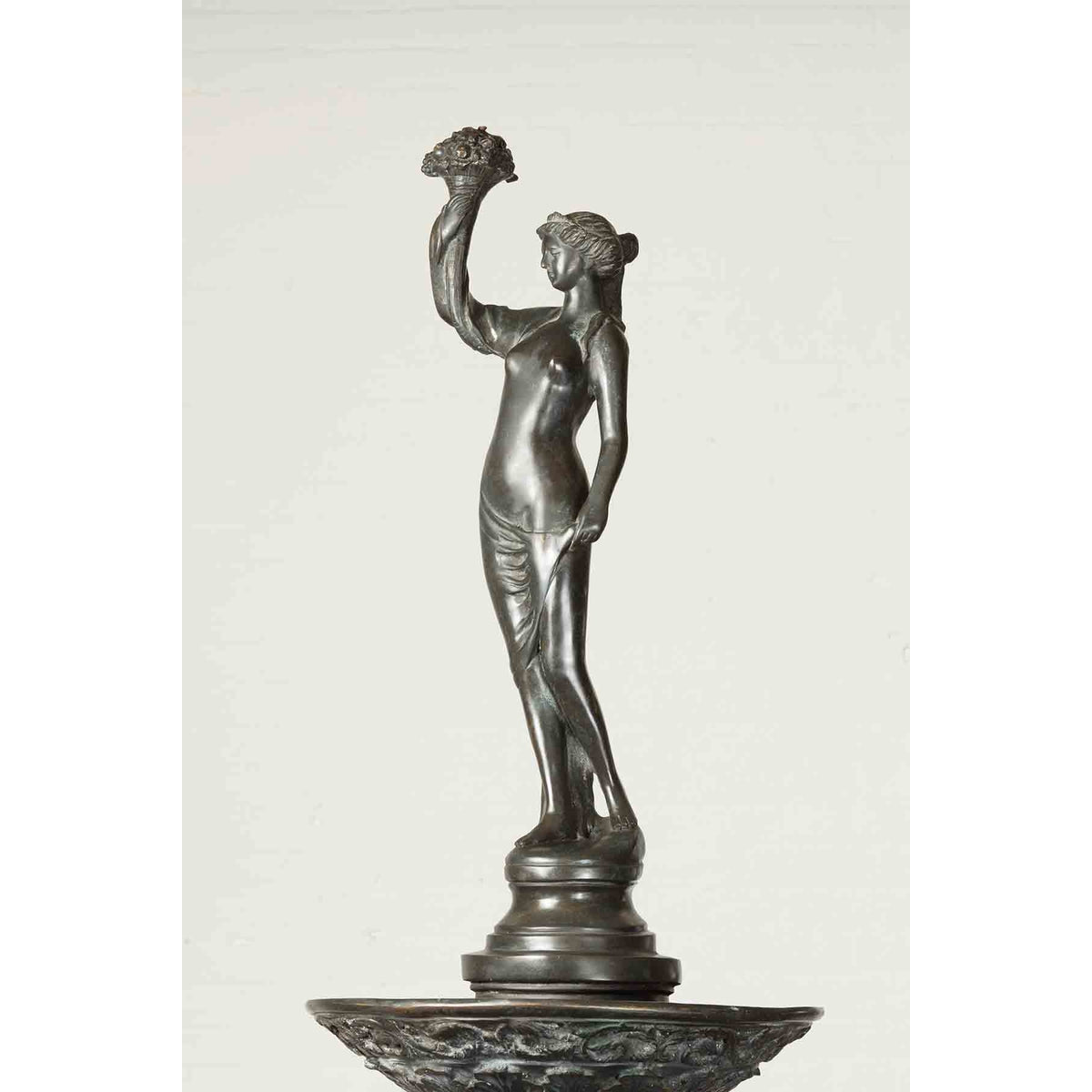 Nymph, Tritons and Putti Bronze Fountain-18. Asian & Chinese Furniture, Art, Antiques, Vintage Home Décor for sale at FEA Home