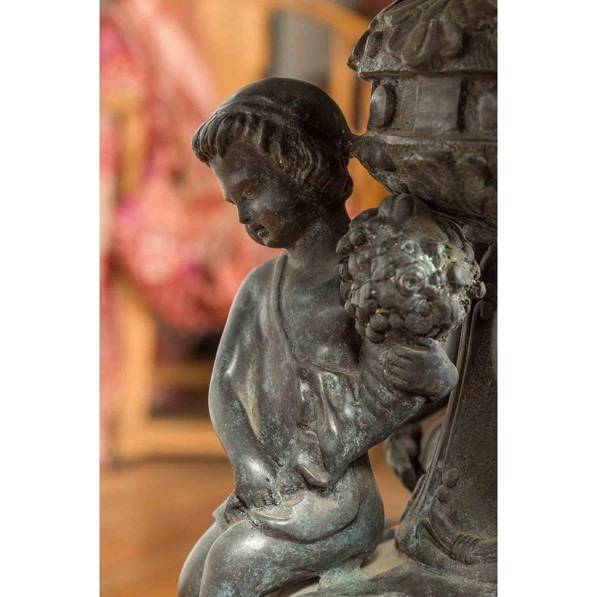 Nymph, Tritons and Putti Bronze Fountain-22. Asian & Chinese Furniture, Art, Antiques, Vintage Home Décor for sale at FEA Home