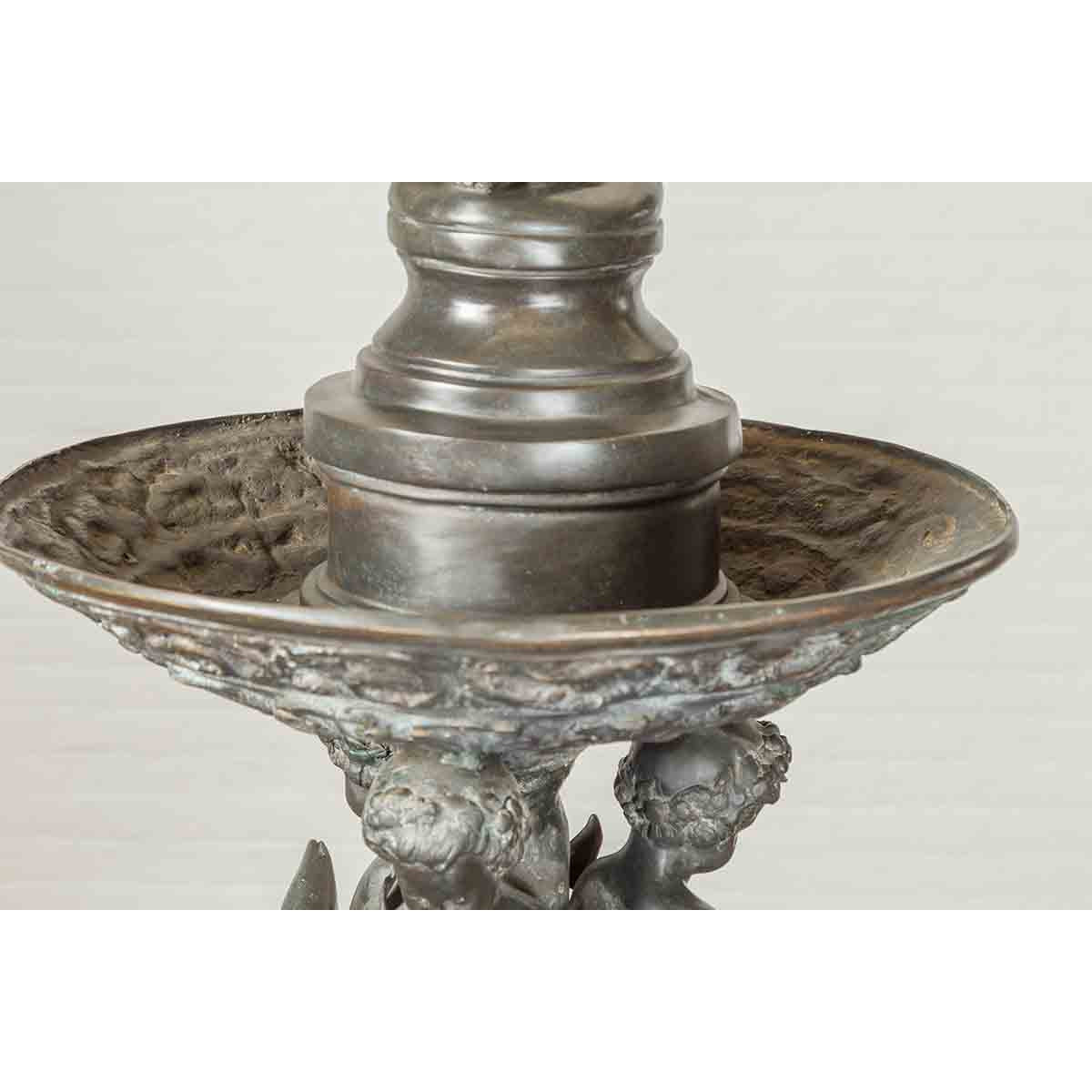 Nymph, Tritons and Putti Bronze Fountain-9. Asian & Chinese Furniture, Art, Antiques, Vintage Home Décor for sale at FEA Home