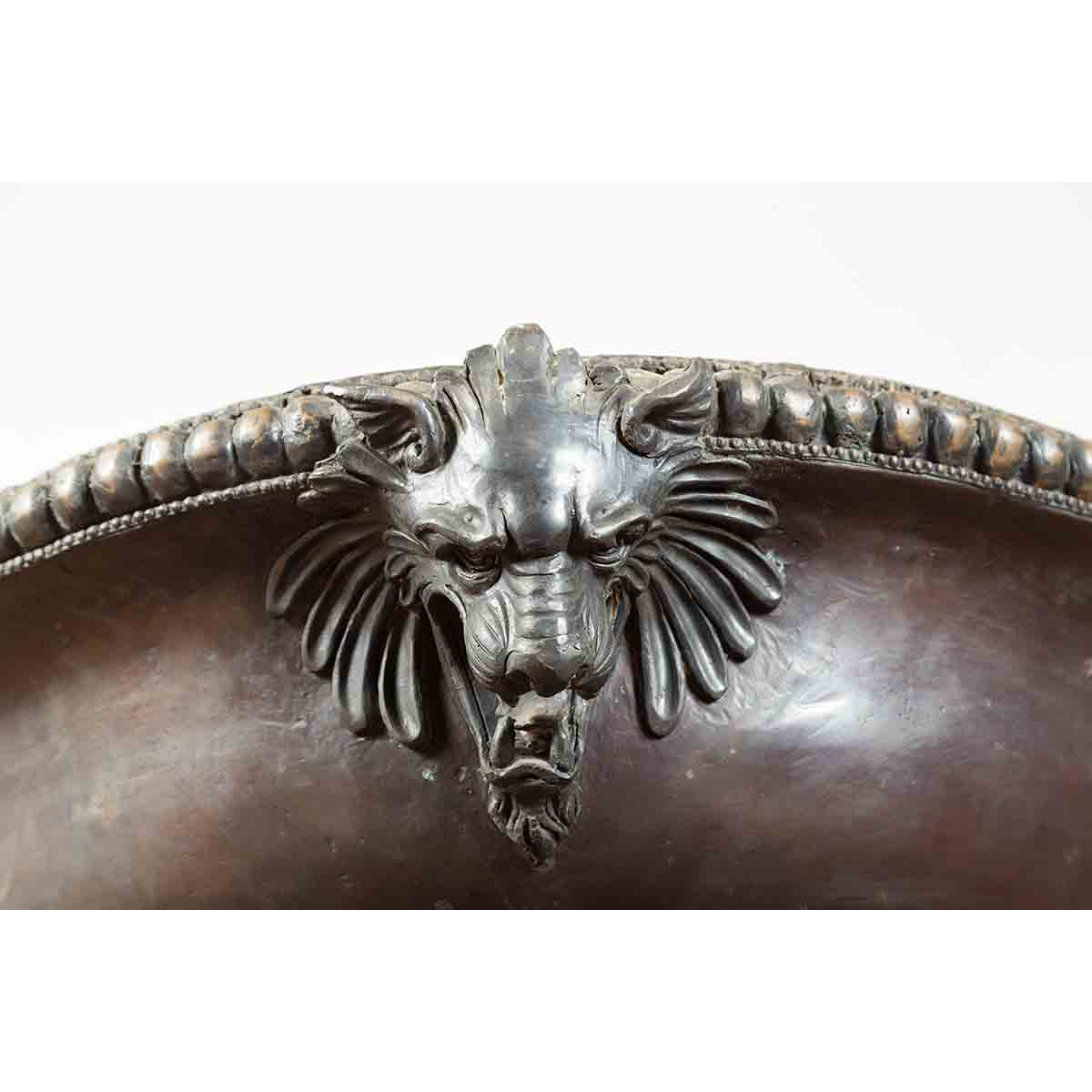 Vintage Bronze Greco-Roman Allegory of the Summer Planter-11. Asian & Chinese Furniture, Art, Antiques, Vintage Home Décor for sale at FEA Home