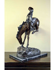 Outlaw Bronze Sculpture on Marble Base after Frederic Remington-10. Asian & Chinese Furniture, Art, Antiques, Vintage Home Décor for sale at FEA Home