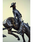 Outlaw Bronze Sculpture on Marble Base after Frederic Remington-12. Asian & Chinese Furniture, Art, Antiques, Vintage Home Décor for sale at FEA Home