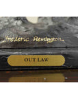 Outlaw Bronze Sculpture on Marble Base after Frederic Remington-14. Asian & Chinese Furniture, Art, Antiques, Vintage Home Décor for sale at FEA Home
