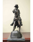 Cowboy Sculpture on Marble Base after Frederic Remington-7. Asian & Chinese Furniture, Art, Antiques, Vintage Home Décor for sale at FEA Home