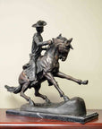 Cowboy Sculpture on Marble Base after Frederic Remington-8. Asian & Chinese Furniture, Art, Antiques, Vintage Home Décor for sale at FEA Home