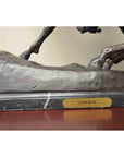 Cowboy Sculpture on Marble Base after Frederic Remington-10. Asian & Chinese Furniture, Art, Antiques, Vintage Home Décor for sale at FEA Home