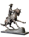 Cowboy Sculpture on Marble Base after Frederic Remington-2. Asian & Chinese Furniture, Art, Antiques, Vintage Home Décor for sale at FEA Home