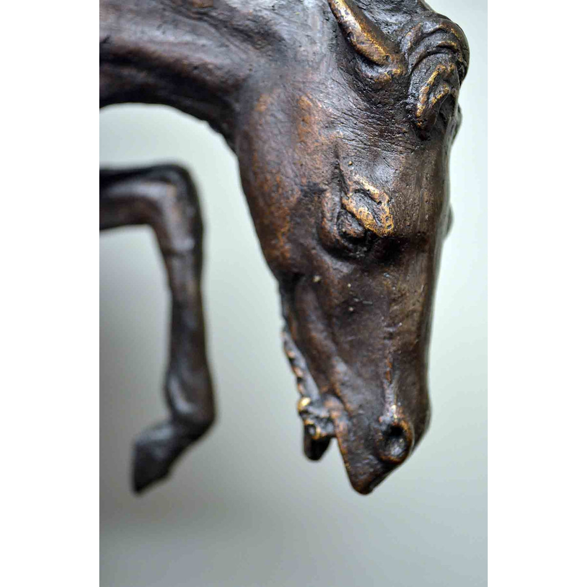 Wooly Chaps Bronze Sculpture on Marble Base after Frederic Remington-12. Asian & Chinese Furniture, Art, Antiques, Vintage Home Décor for sale at FEA Home