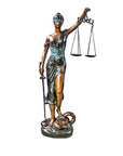 Lady Justice Bronze Sculpture-1. Asian & Chinese Furniture, Art, Antiques, Vintage Home Décor for sale at FEA Home