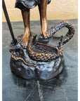 Lady Justice Bronze Sculpture-11. Asian & Chinese Furniture, Art, Antiques, Vintage Home Décor for sale at FEA Home