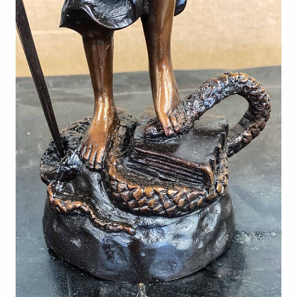 Lady Justice Bronze Sculpture-12. Asian & Chinese Furniture, Art, Antiques, Vintage Home Décor for sale at FEA Home